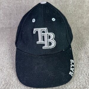 Fan Favorite Tampa Bay Rays Baseball Hat Kids Youth Black MLB Baseball Cap